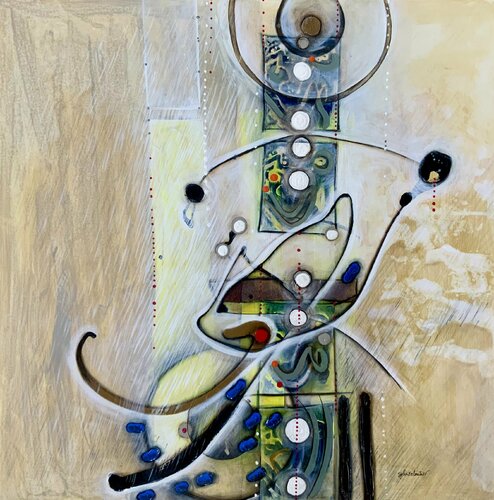 BIEN CIBLÉ by Sylvie Cloutier, 油畫 for Sale on Singulart