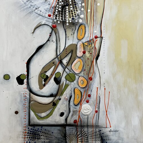 ÇA DONNE DES AILES von Sylvie Cloutier, Malerei kaufen auf Singulart