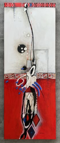 ATABLÉ POUR JOUER von Sylvie Cloutier, Malerei kaufen auf Singulart