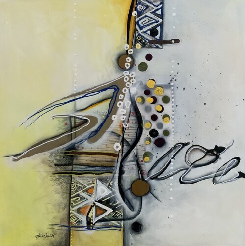 TRANSPORTER LA VIE di Sylvie Cloutier, Pittura in vendita su Singulart