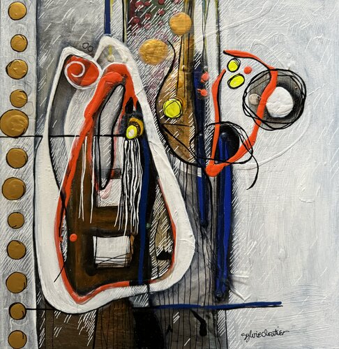 FAIRE BONNE FIGURE van Sylvie Cloutier, Schilderij te koop op Singulart