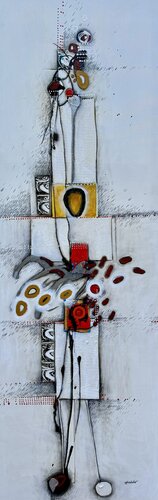 UN PEU EXCENTRIQUE di Sylvie Cloutier, Pittura in vendita su Singulart