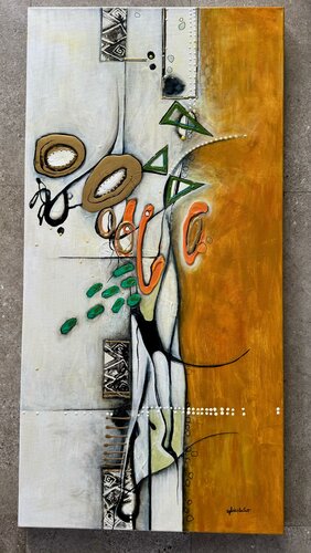 TRIANGULAIRE von Sylvie Cloutier, Malerei kaufen auf Singulart