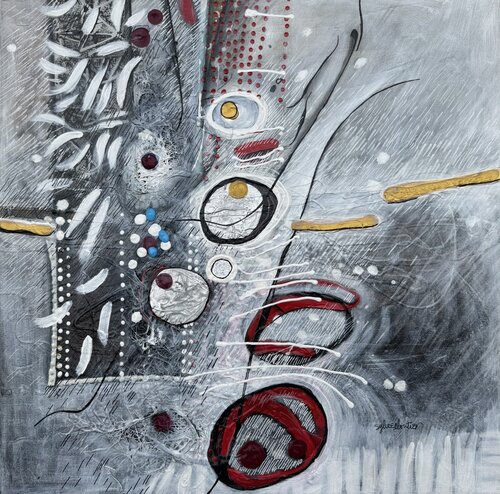 SORTIR D'UNE SITUATION DÉLICATE von Sylvie Cloutier, Malerei kaufen auf Singulart