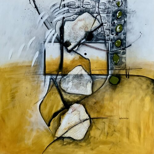 HOMMAGE AU POÈTE NO 2 van Sylvie Cloutier, Schilderij te koop op Singulart