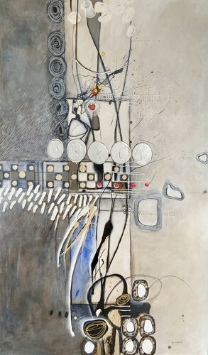 ENTRE 2 VISIONS par Sylvie Cloutier, Peinture en vente sur Singulart