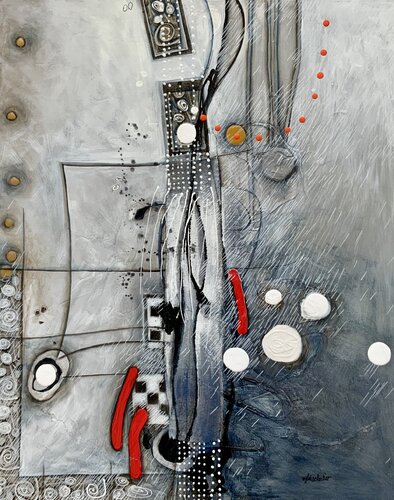 LES COINS ET RECOINS di Sylvie Cloutier, Pittura in vendita su Singulart