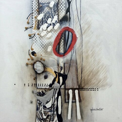 TRANSMISSION NO 1. di Sylvie Cloutier, Pittura in vendita su Singulart