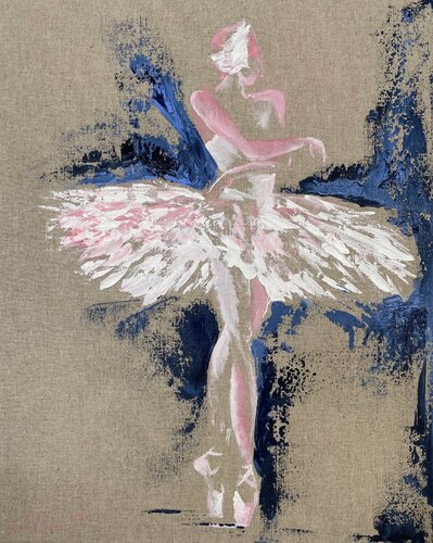 Bailarina rosé von Laura Velasquez, Malerei kaufen auf Singulart
