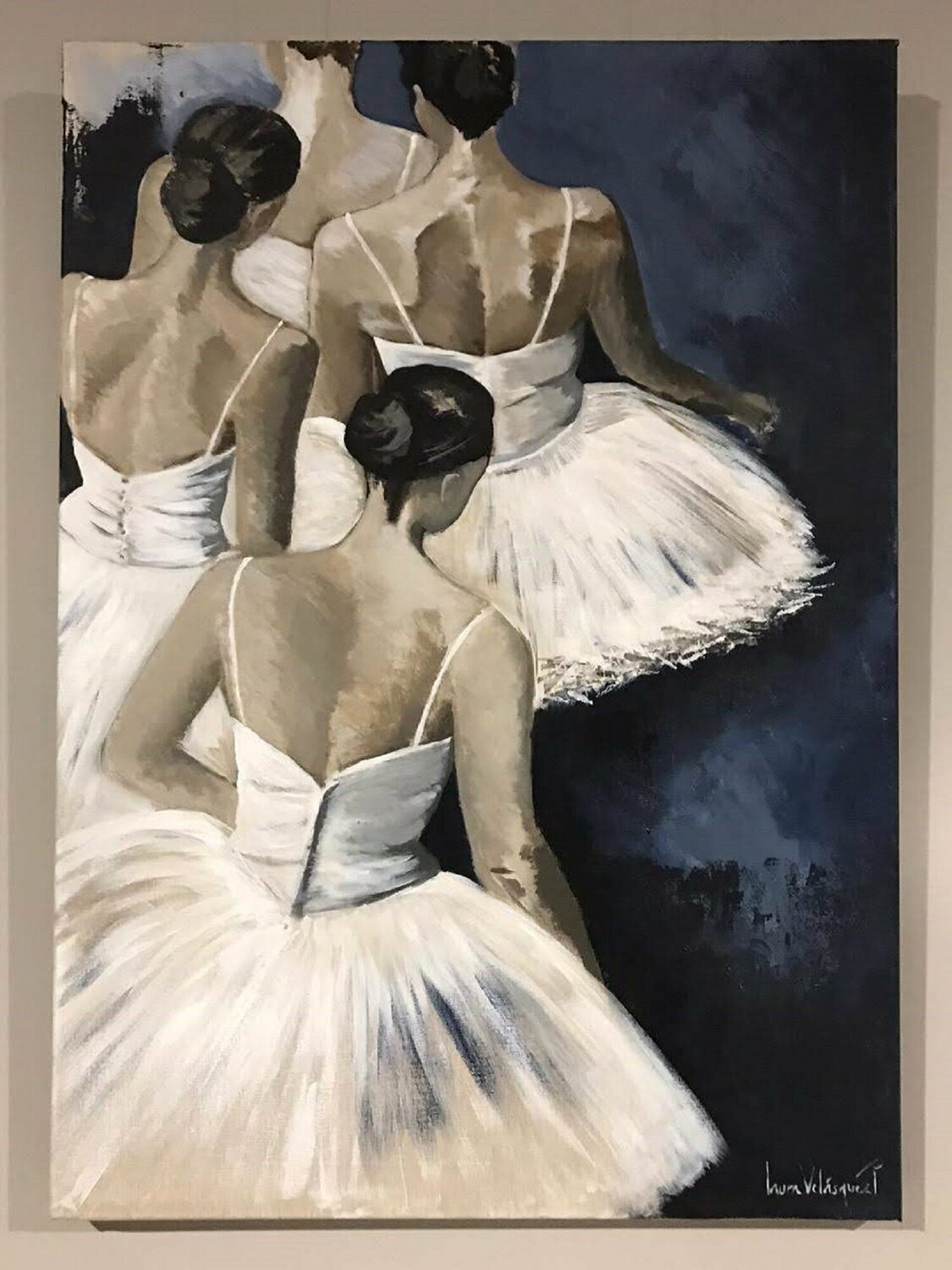 Las bailarinas Laura Velasquez