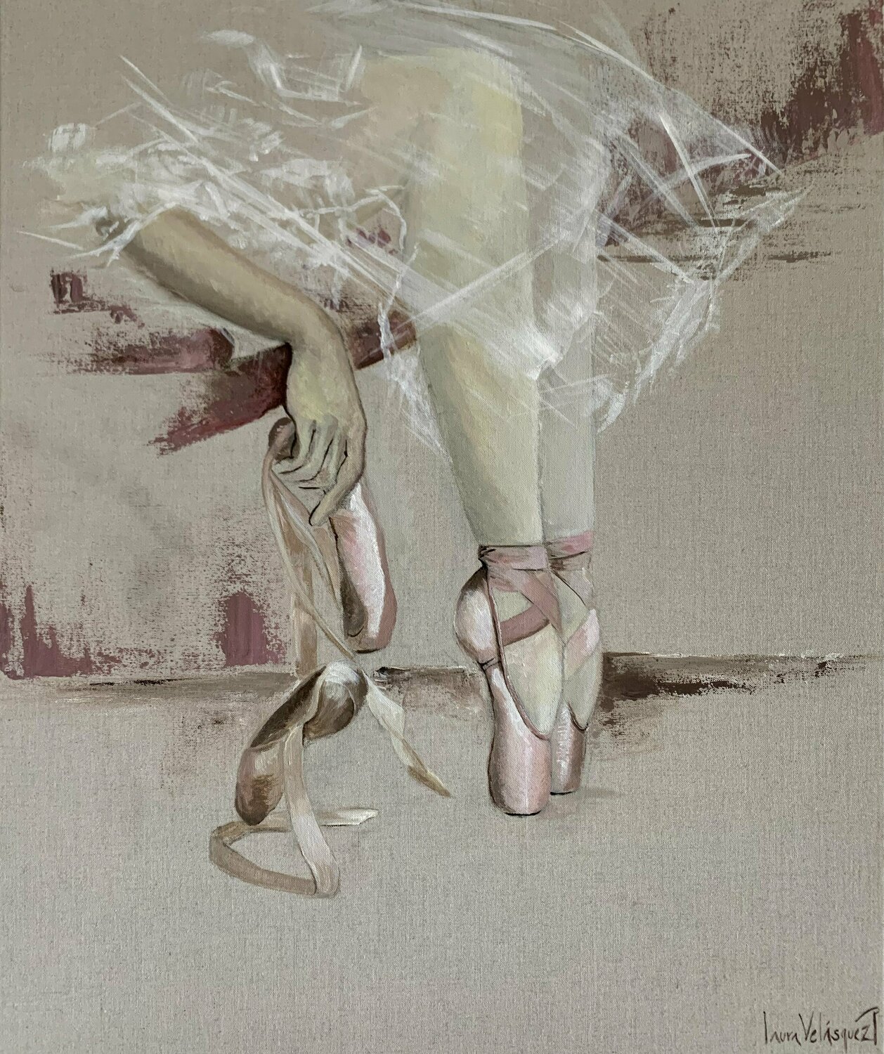 Las zapatillas Laura Velasquez