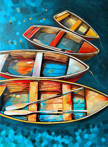 travelers di Ada Chini, Pittura in vendita su Singulart