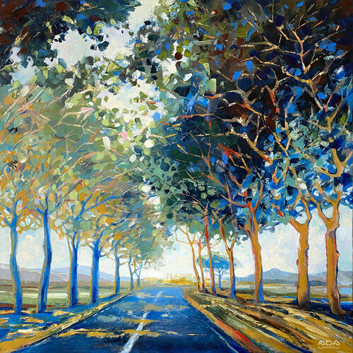nuvole verdi di Ada Chini, Pittura in vendita su Singulart