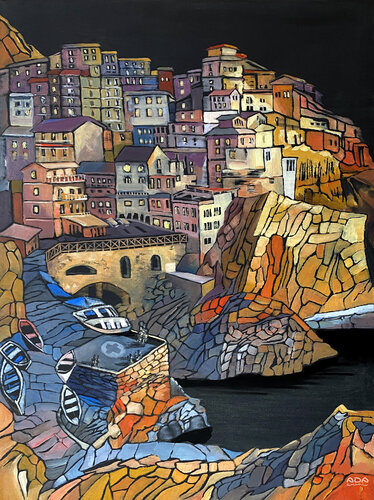 Manarola van Ada Chini, Schilderij te koop op Singulart