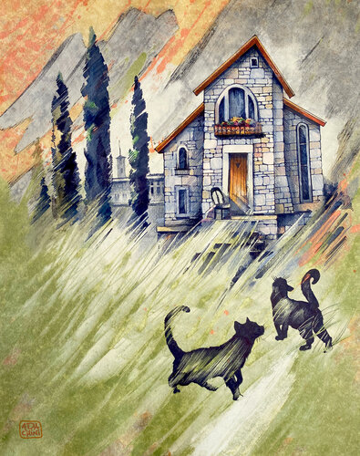Borghi italiani by Ada Chini, 회화 for Sale on Singulart