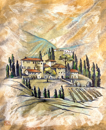 Borghi italiani by Ada Chini, 회화 for Sale on Singulart