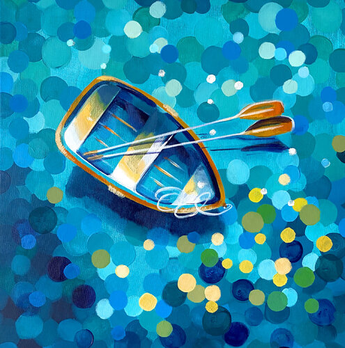 buoyant di Ada Chini, Pittura in vendita su Singulart