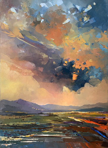 evening in tuscany di Ada Chini, Pittura in vendita su Singulart