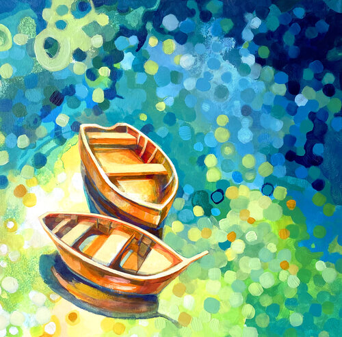 lovers van Ada Chini, Schilderij te koop op Singulart