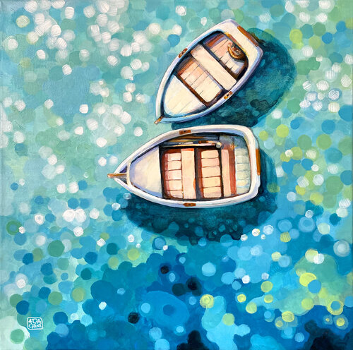 wanderers van Ada Chini, Schilderij te koop op Singulart