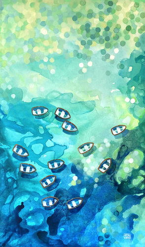 escape van Ada Chini, Schilderij te koop op Singulart