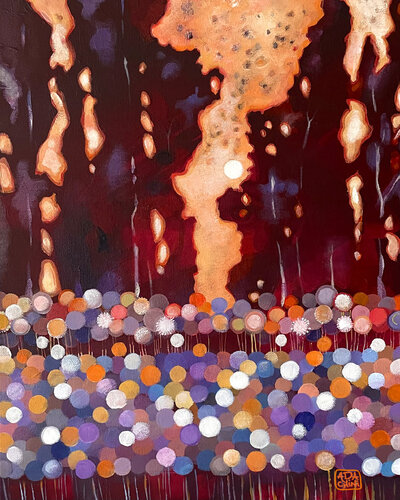 Dandelion Wine van Ada Chini, Schilderij te koop op Singulart