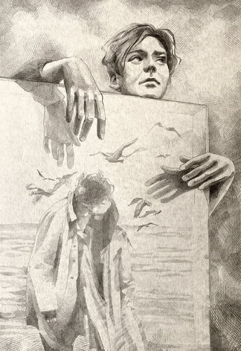 photographer assistant by Ada Chini, 소묘 for Sale on Singulart