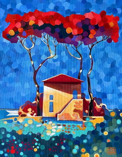 by the sea van Ada Chini, Schilderij te koop op Singulart
