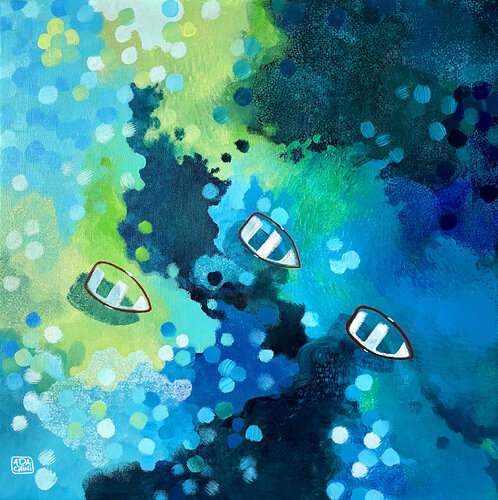 Capri 2 van Ada Chini, Schilderij te koop op Singulart