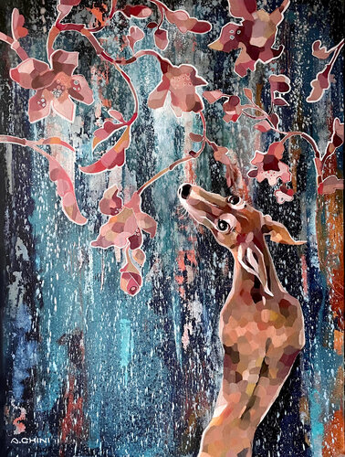 November Rain par Ada Chini, Peinture en vente sur Singulart