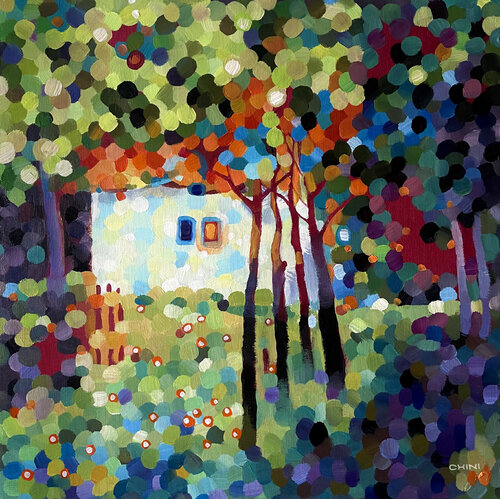 Hut van Ada Chini, Schilderij te koop op Singulart