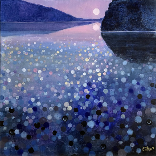 Under a Blanket of Blue von Ada Chini, Malerei kaufen auf Singulart