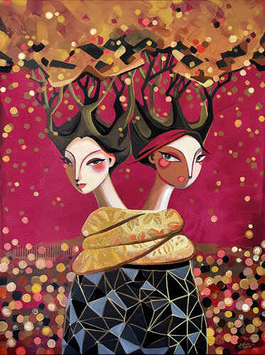 The Sisters de Ada Chini, Pintura a la venta en Singulart