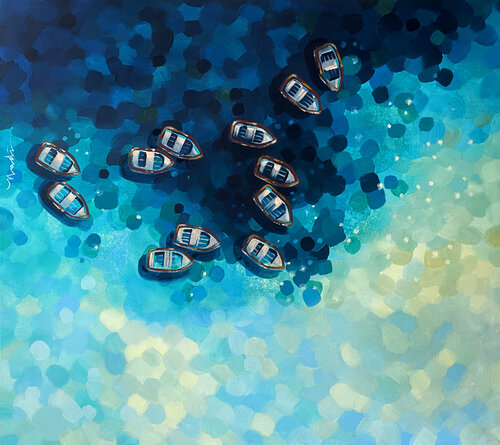 escape di Ada Chini, Pittura in vendita su Singulart