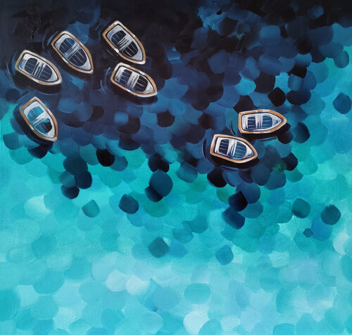 harbor di Ada Chini, Pittura in vendita su Singulart