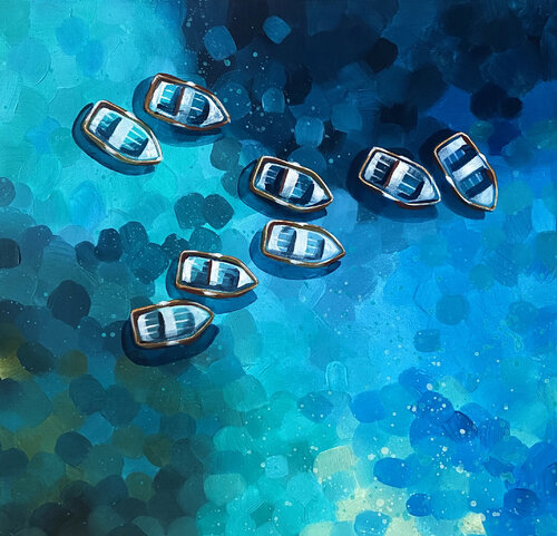 the sea di Ada Chini, Pittura in vendita su Singulart