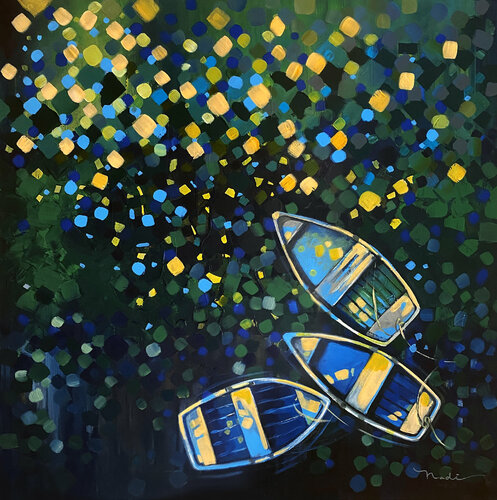 kaleidoscope of reflections di Ada Chini, Pittura in vendita su Singulart