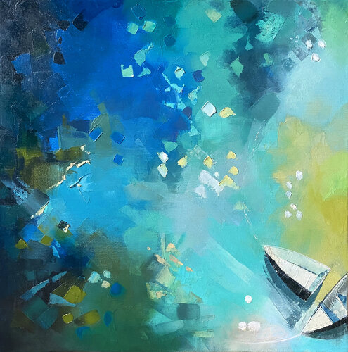 danza marina di Ada Chini, Pittura in vendita su Singulart