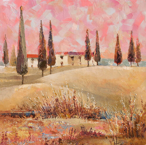 Toscana, luglio di Ada Chini, Pittura in vendita su Singulart