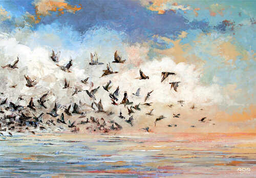 birds van Ada Chini, Schilderij te koop op Singulart
