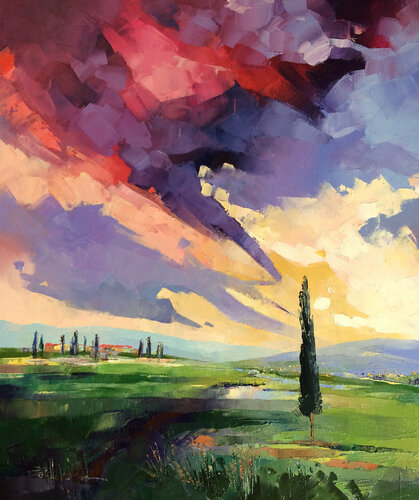 paint of the sky di Ada Chini, Pittura in vendita su Singulart