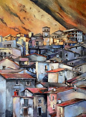 diecimila ore a Scanno di Ada Chini, Pittura in vendita su Singulart