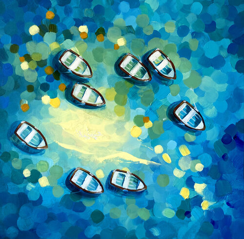 fugitives di Ada Chini, Pittura in vendita su Singulart