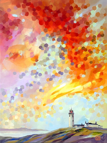 Fanad Head Lighthouse di Ada Chini, Pittura in vendita su Singulart