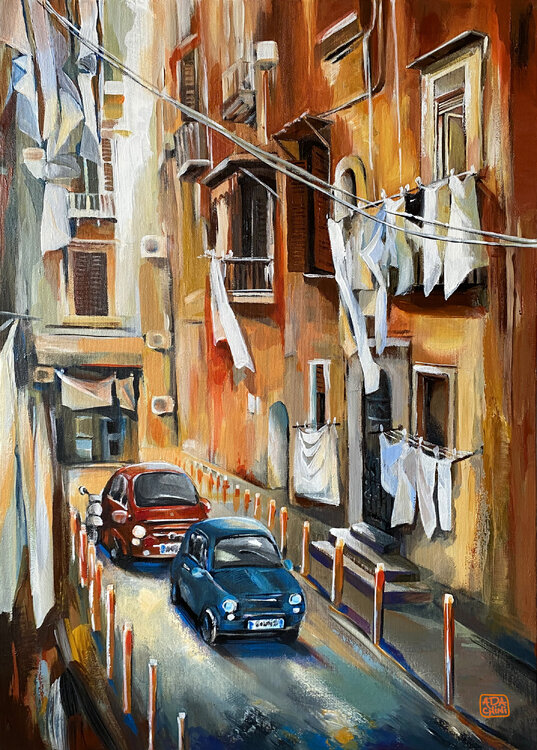 Napoli. Giorno di bucato Ada Chini