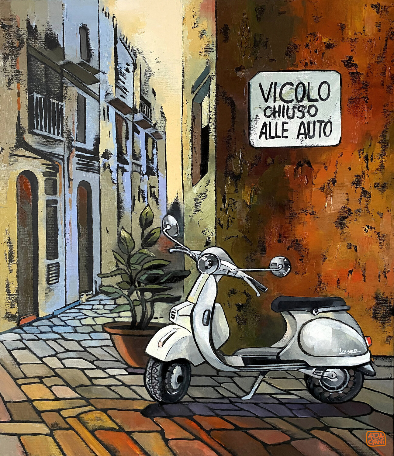 Vicolo chiuso alle auto Ada Chini