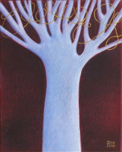 L'arbre couronné von Andrée Cazin, Malerei kaufen auf Singulart