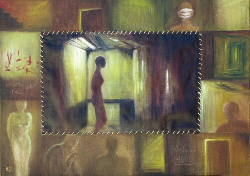 Otage van Andrée Cazin, Schilderij te koop op Singulart