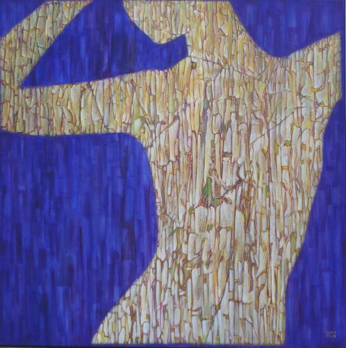 Carte du tendre van Andrée Cazin, Schilderij te koop op Singulart
