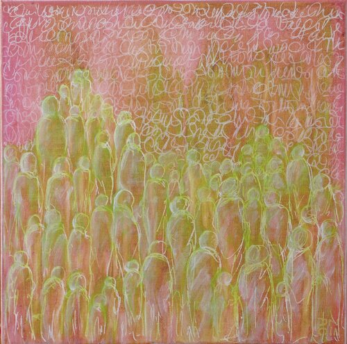 Exodes di Andrée Cazin, Pittura in vendita su Singulart